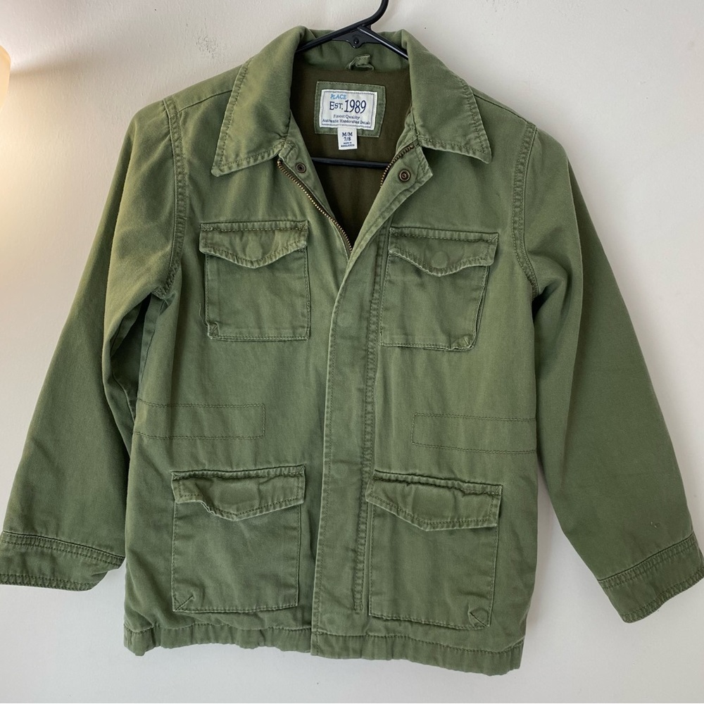 Girls~ 1989 Place Army Jacket Size M(7/8)